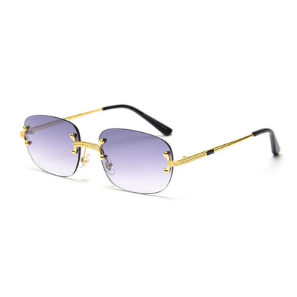 Rimless Sunglasses Women Retro Square Frameless Sun Glasses Men In Bulk Vendor Sun Glasses For Women Fashion